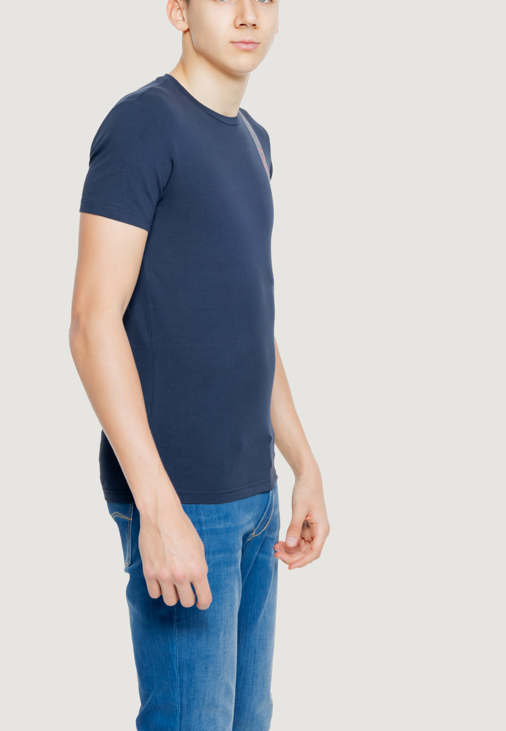 T-shirt Emporio Armani Underwear Blu - Foto 4