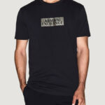 T-shirt Armani Exchange Black gold - Foto 1