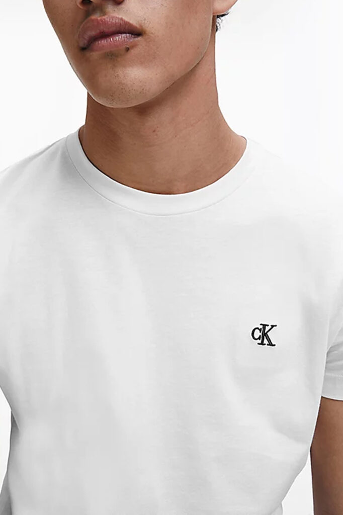 T-shirt Calvin Klein Jeans essential slim tee Bianco