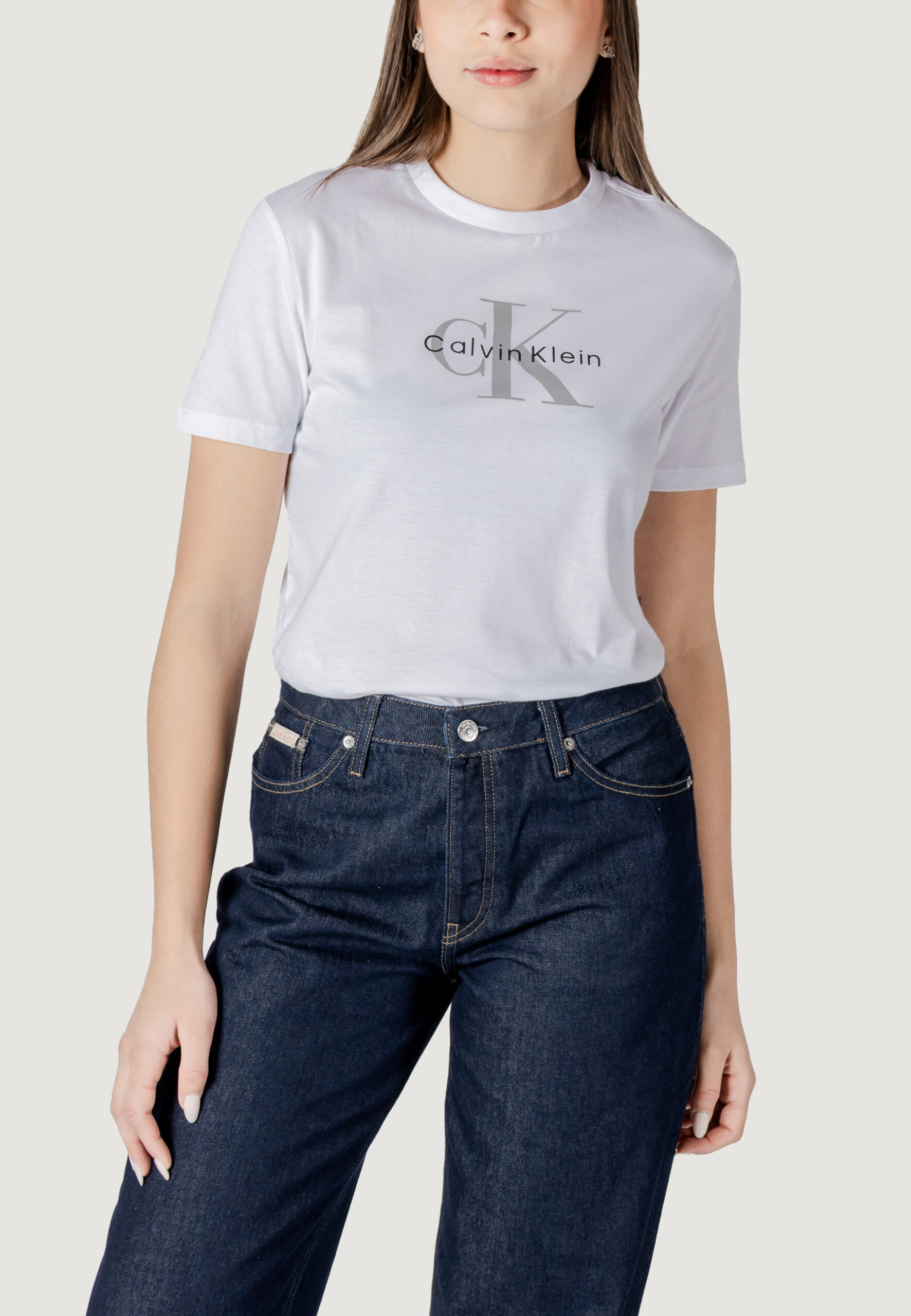 T-shirt Calvin Klein Jeans Bianco - Foto 1