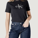 T-shirt Calvin Klein Jeans Nero - Foto 1