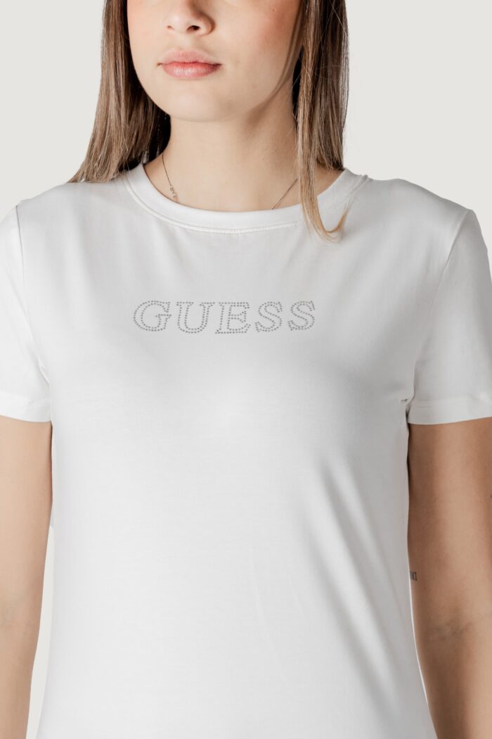 T-shirt Guess Active briana ss Bianco