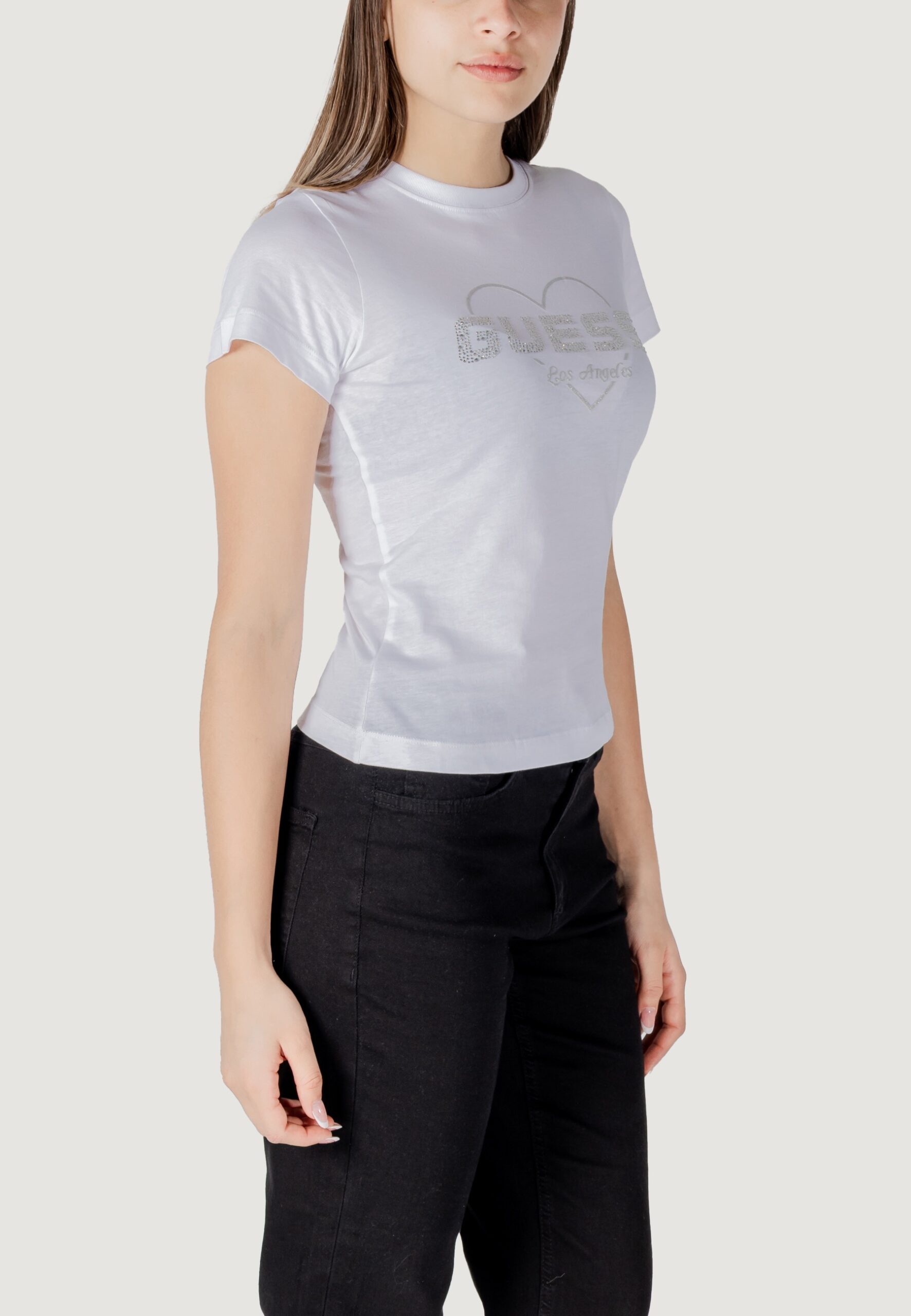 T-shirt Guess Active narciso cn Bianco - Foto 3