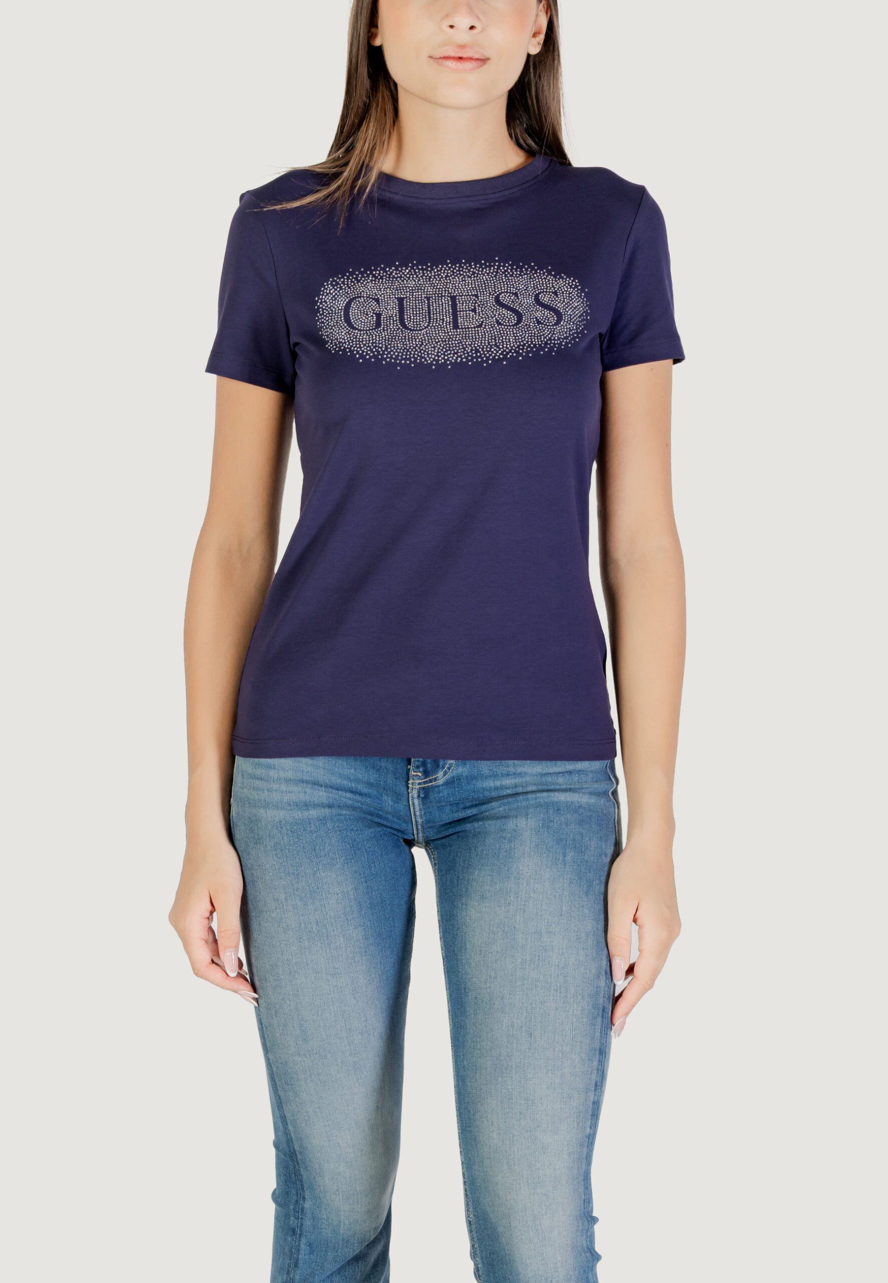 T-shirt Guess Active ingrid ss t-shirt Blu - Foto 1