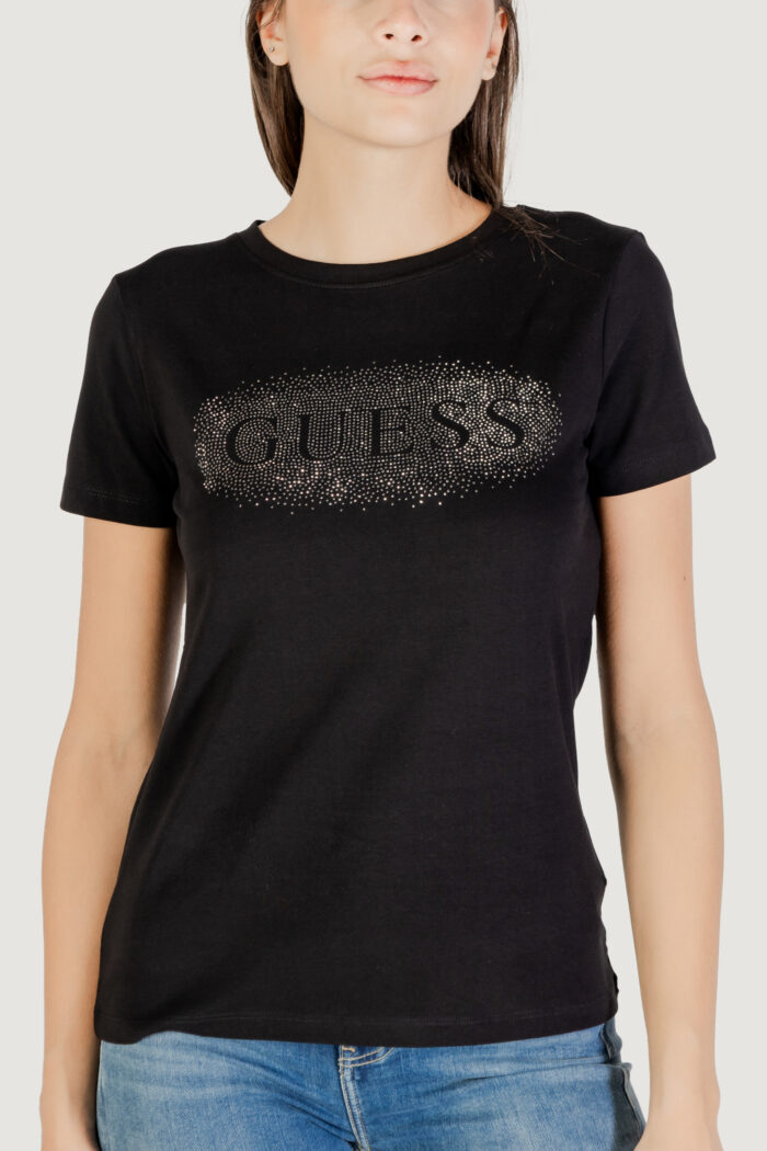 T-shirt Guess Active ingrid ss t-shirt Nero