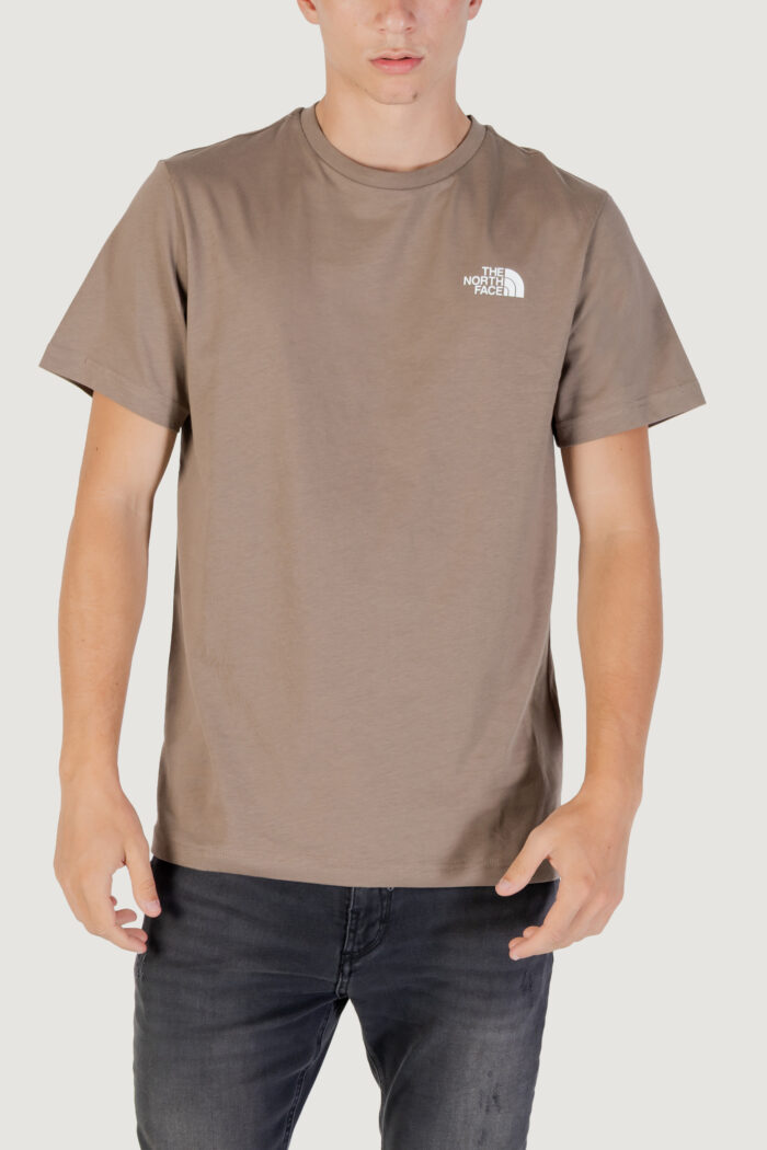 T-shirt THE NORTH FACE m ss simple dome tee Beige scuro