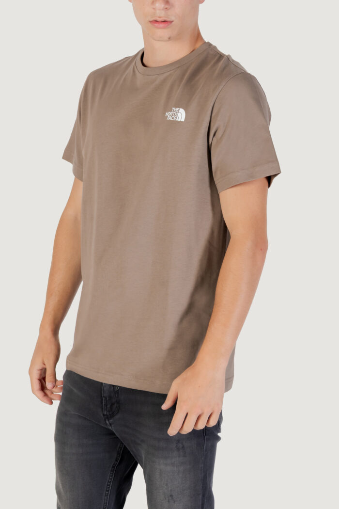 T-shirt THE NORTH FACE m ss simple dome tee Beige scuro