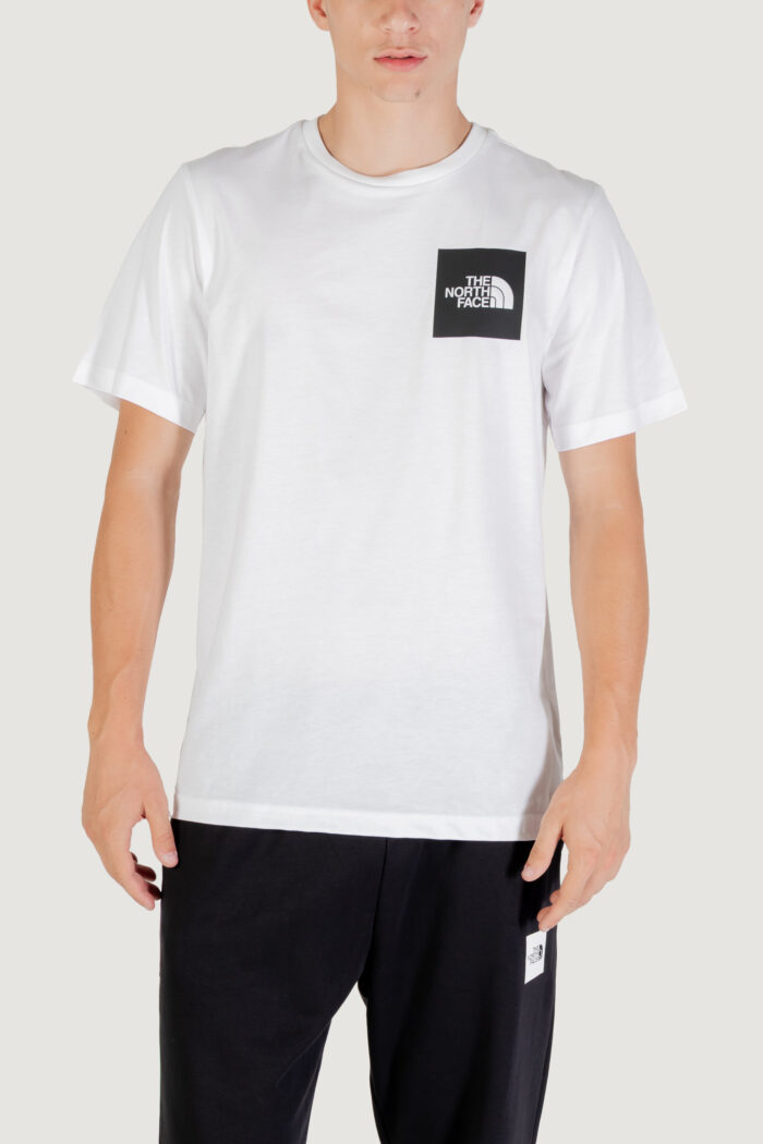 T-shirt THE NORTH FACE m ss fine tee Bianco