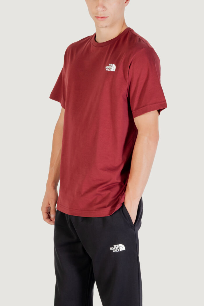T-shirt THE NORTH FACE m ss box nse tee Bordeaux