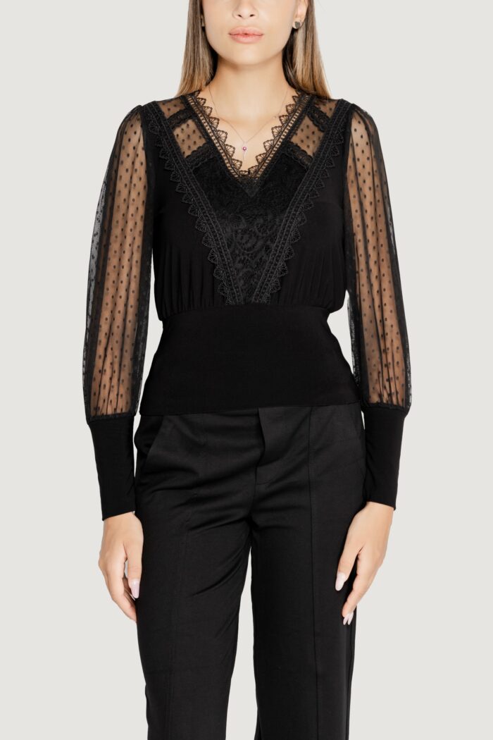 T-shirt manica lunga Morgan De Toi  Nero