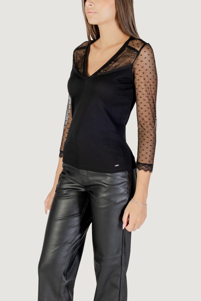 T-shirt manica lunga Morgan De Toi  Nero