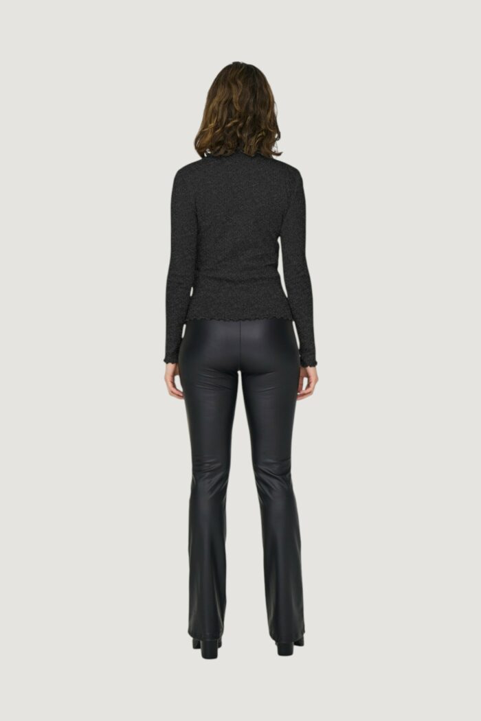 T-shirt manica lunga Only onlemma life ls glitter top jrs noos Nero