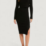 Vestito lungo Morgan De Toi Nero - Foto 1