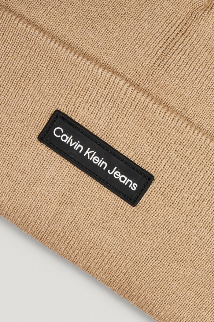 Berretto Calvin Klein Jeans inst patch Beige scuro