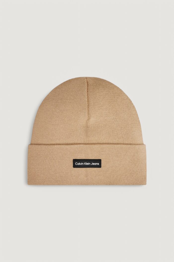 Berretto Calvin Klein Jeans inst patch Beige scuro