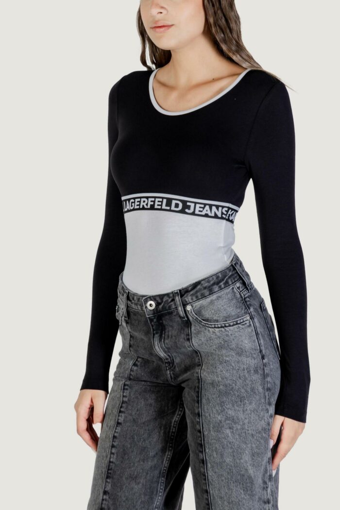 Body Karl Lagerfeld Jeans klj blocked body Black-White