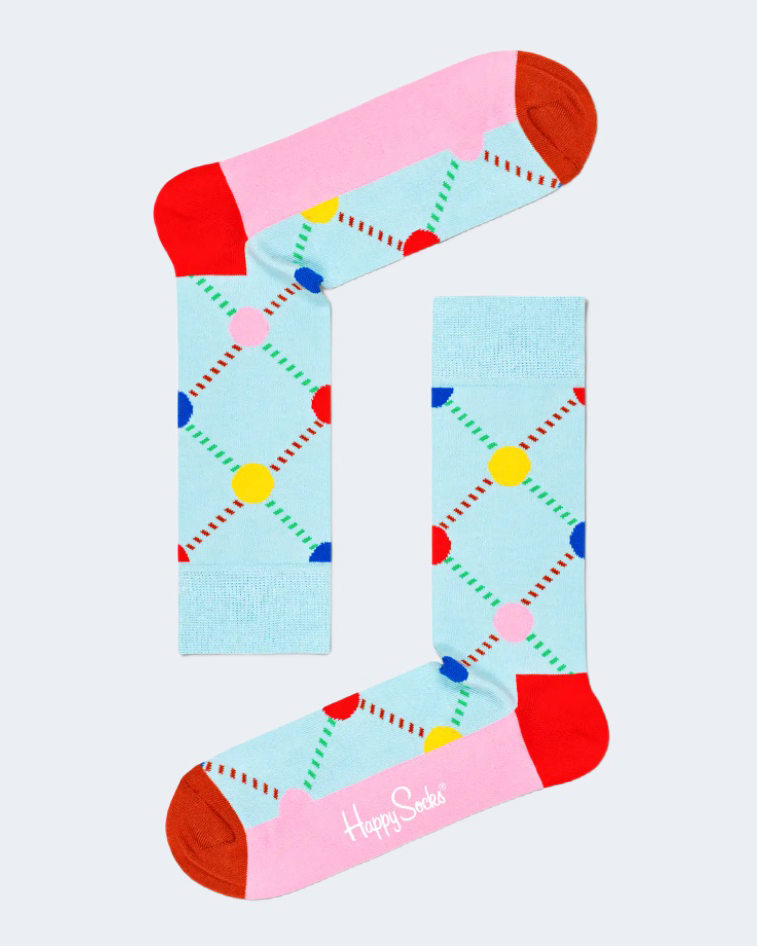 Calzini Happy Socks argyle dot sock Celeste