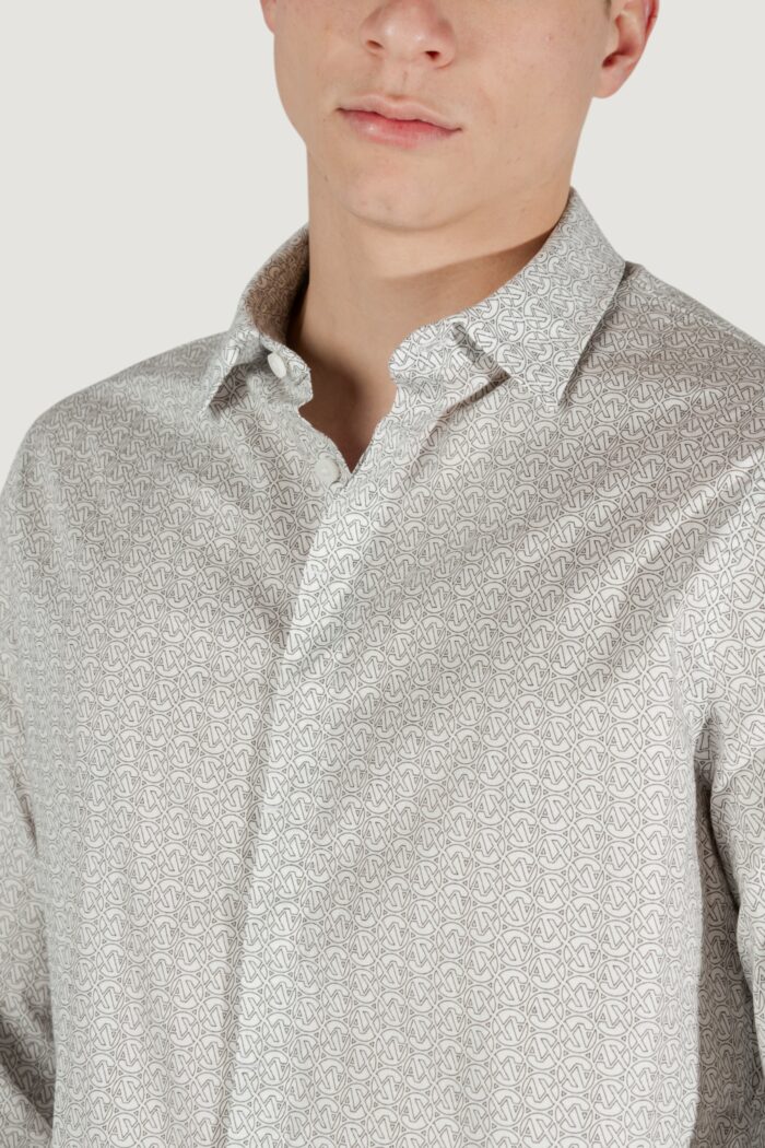 Camicia manica lunga Armani Exchange Panna