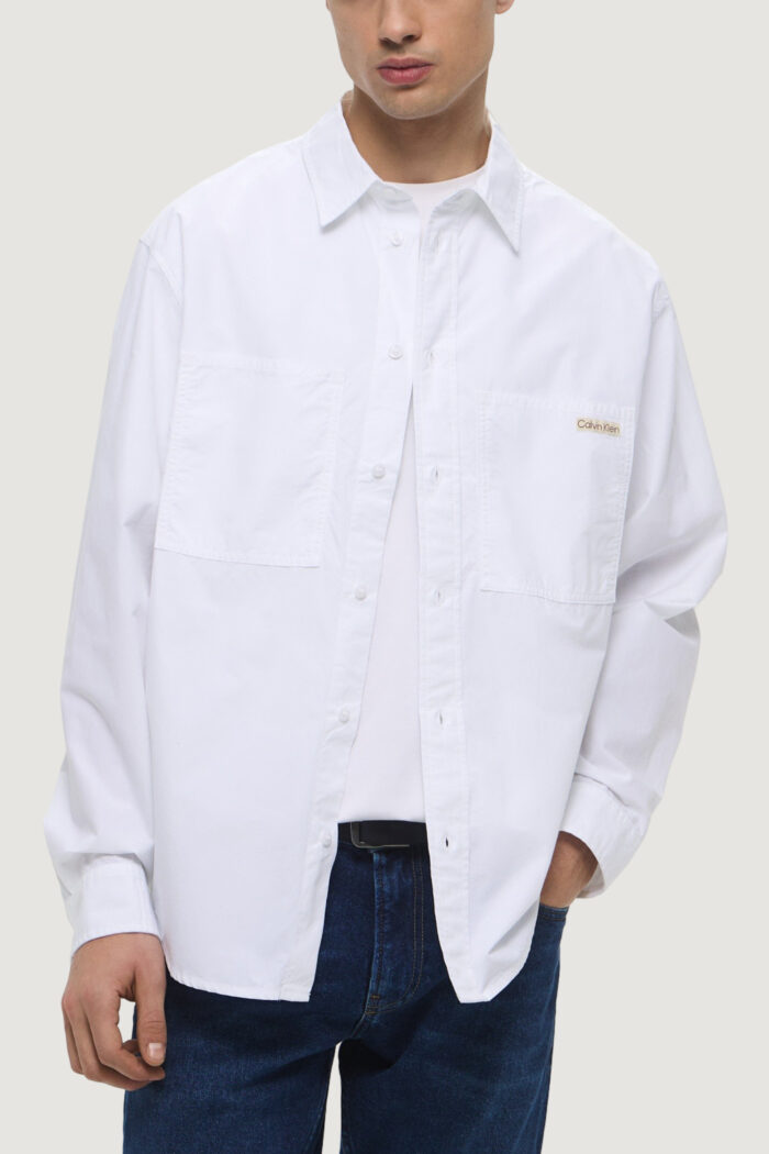 Camicia manica lunga Calvin Klein Jeans  Bianco