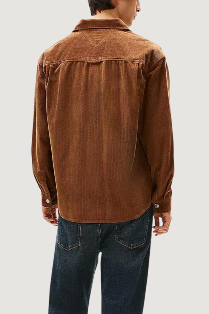 Camicia manica lunga Tommy Hilfiger Jeans tjm rlx washed cord Beige scuro