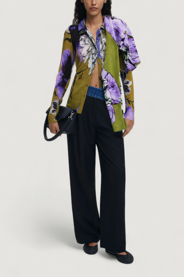 Camicia manica lunga Desigual ts_tulleflower_l Verde