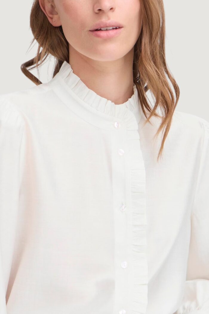 Camicia manica lunga ICHI ihkarlani sh Bianco