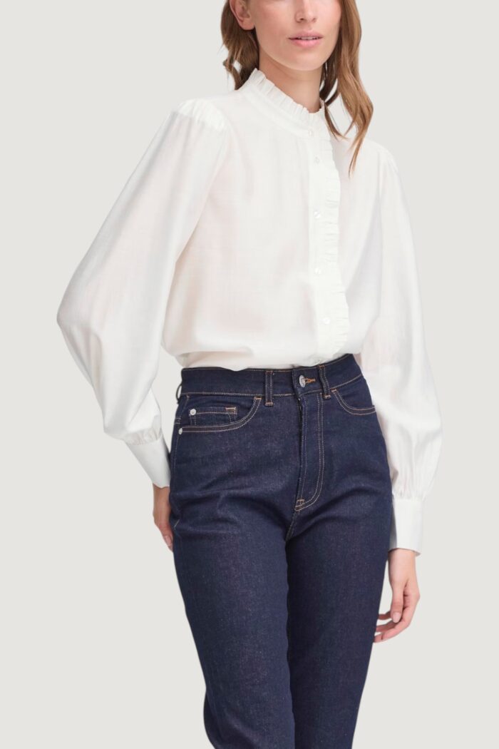 Camicia manica lunga ICHI ihkarlani sh Bianco