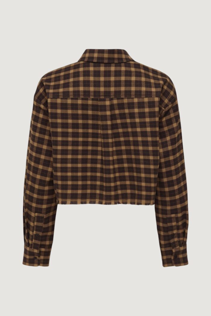 Camicia manica lunga Only onlcat life l/s check shirt pnt Caffe’