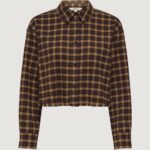 Camicia manica lunga Only onlcat life l/s check shirt pnt Caffe' - Foto 1