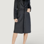 Cappotto Guess karole fur collar coat Antracite - Foto 1