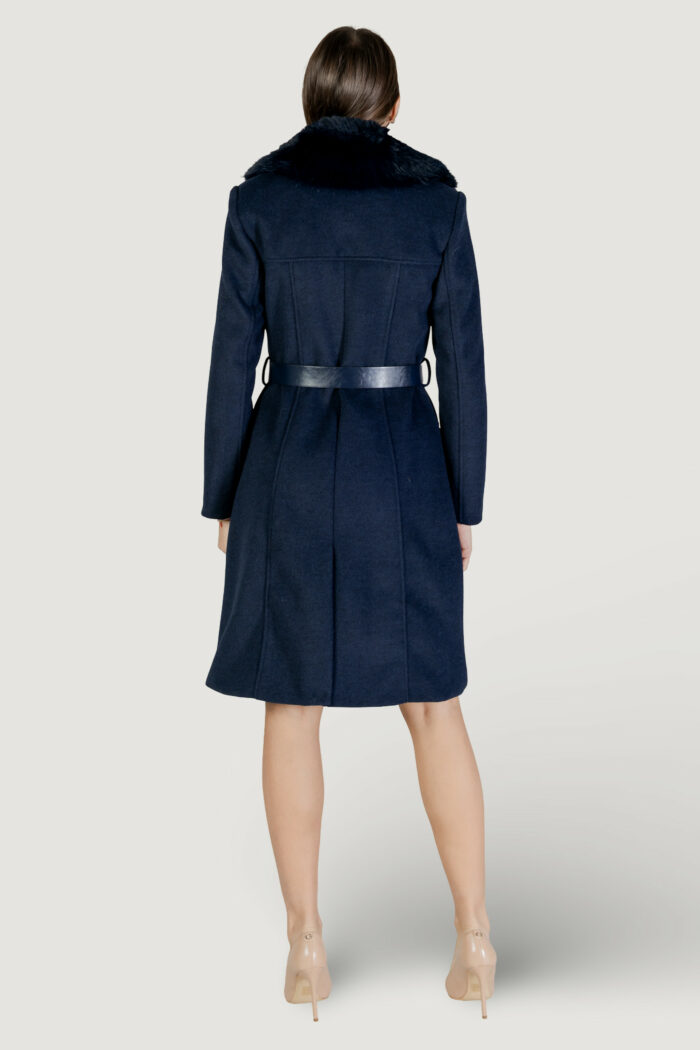 Cappotto Guess new patrice belted coat Blu