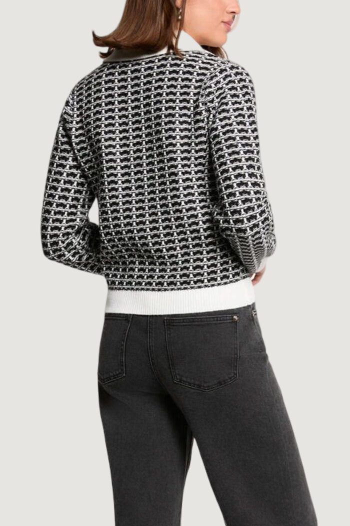 Cardigan Morgan De Toi  Nero – Bianco