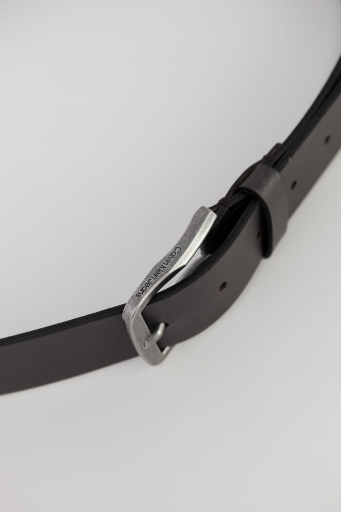 Cinta Calvin Klein Jeans classic flat r lthr belt 35mm Marrone