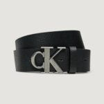 Cinta Calvin Klein Jeans mono plaque 40mm pb Nero - Foto 1