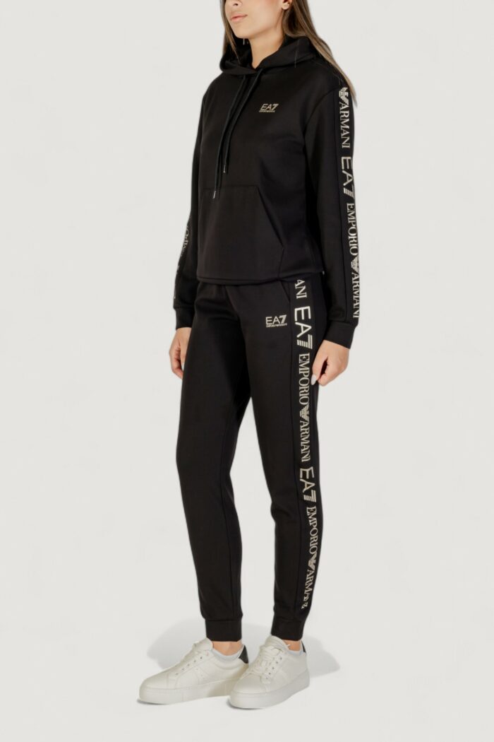 Tuta EA7 tracksuit Nero – Oro