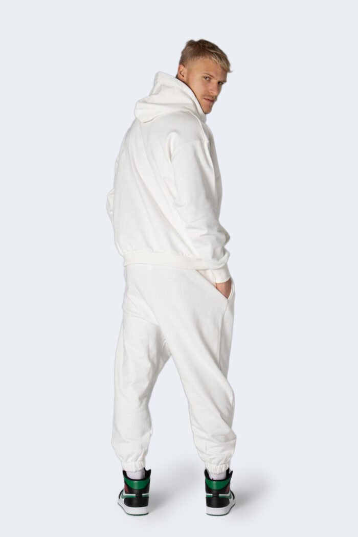 Tuta Hydra Clothing stampa logo Panna