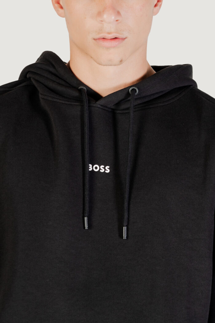 Felpa con cappuccio Boss wesmallhood 10244192 01 Nero