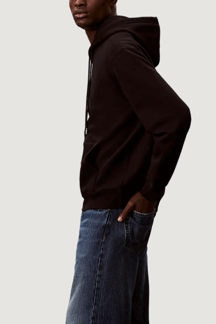 Felpa con cappuccio Calvin Klein Jeans 350gsm fleece gift g Nero