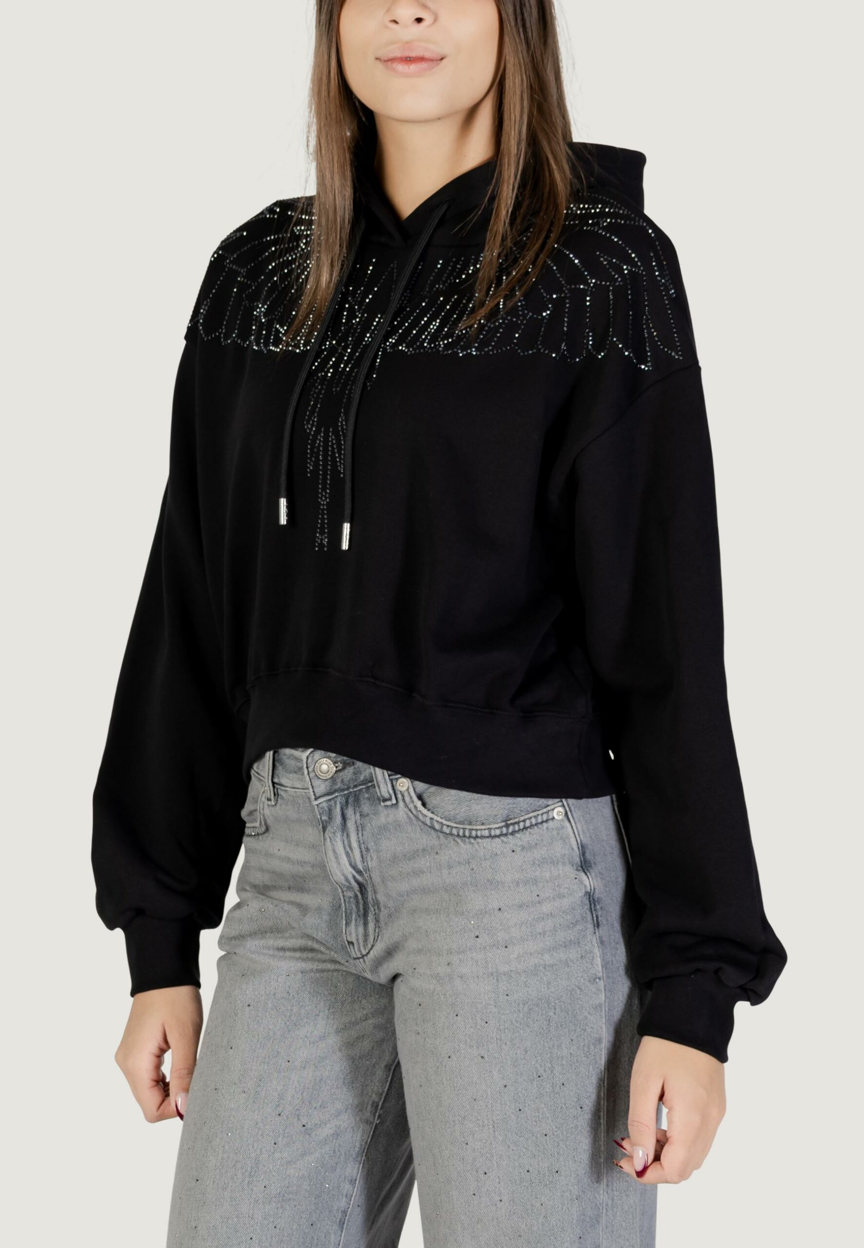 Felpa con cappuccio COUNTY OF MILAN Nero - Foto 3