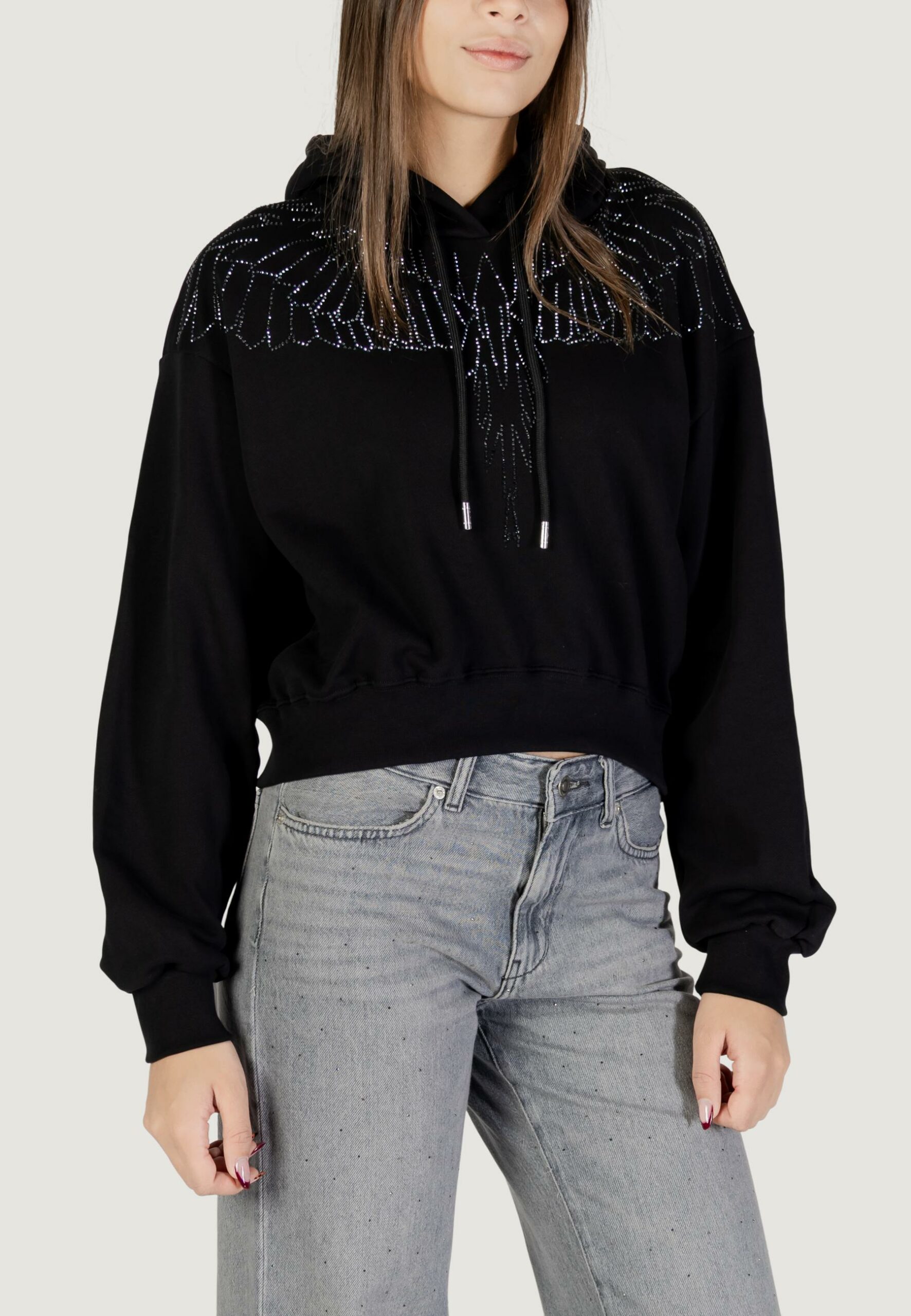 Felpa con cappuccio COUNTY OF MILAN Nero - Foto 4