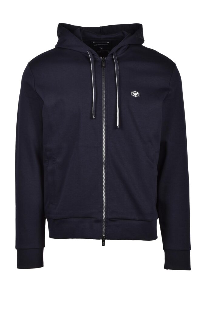 Felpa con cappuccio Emporio Armani  Blu