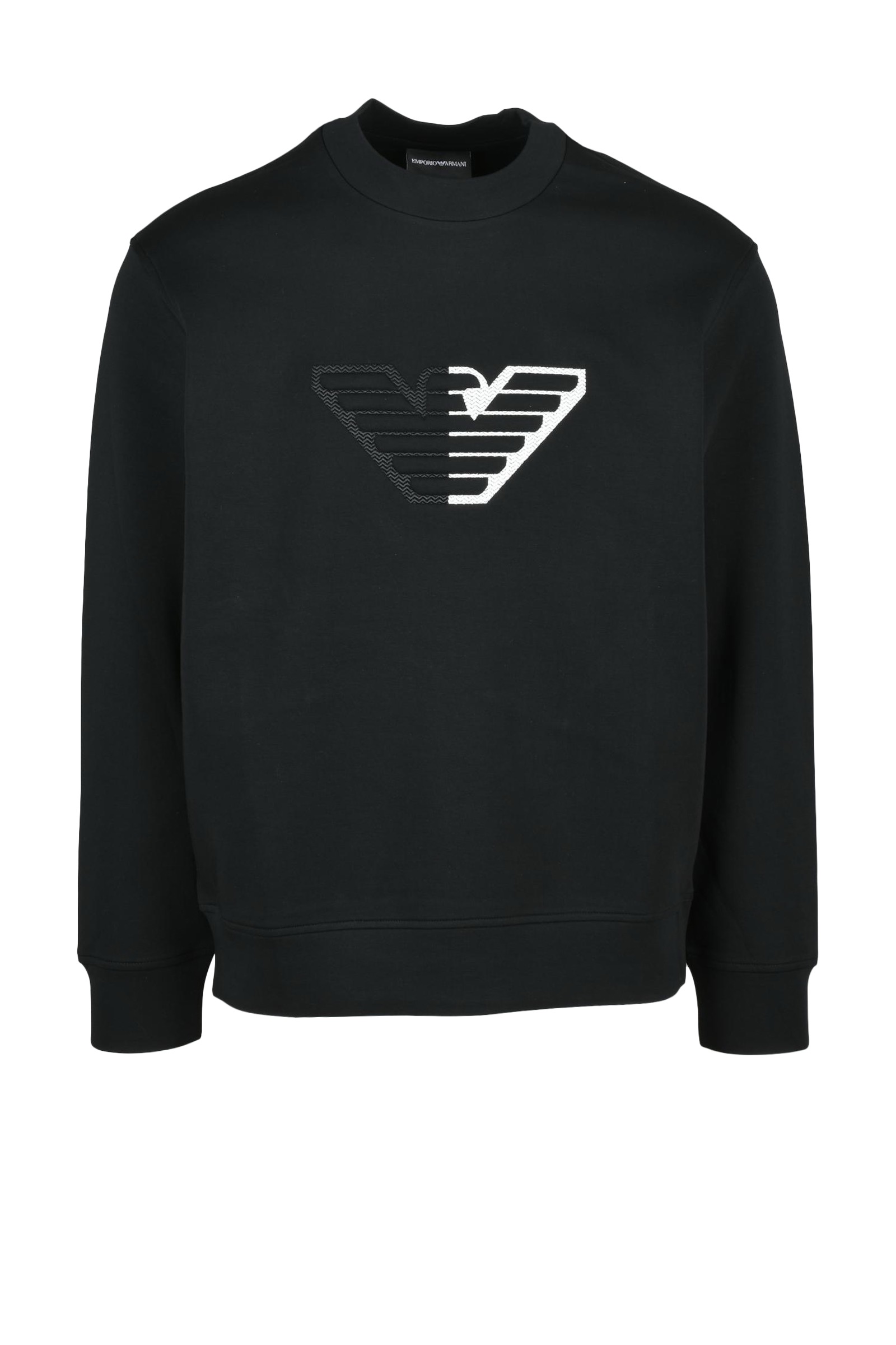 Felpa con cappuccio Emporio Armani Nero - Foto 1