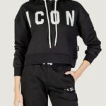 Felpa con cappuccio Icon Black-White - Foto 1