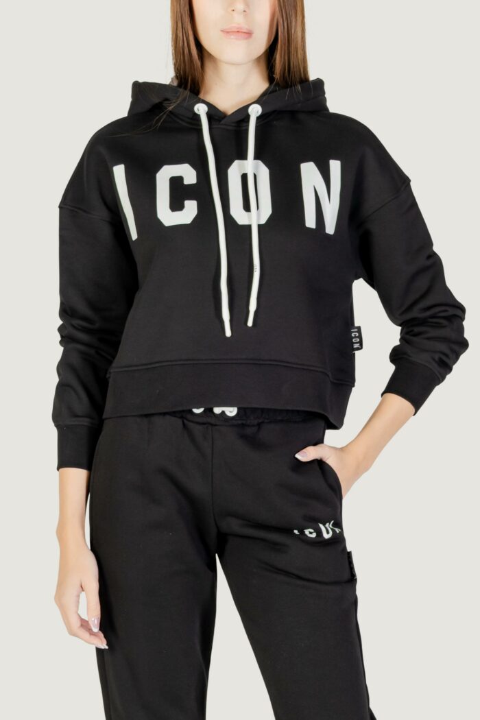 Felpa con cappuccio Icon  Black-White