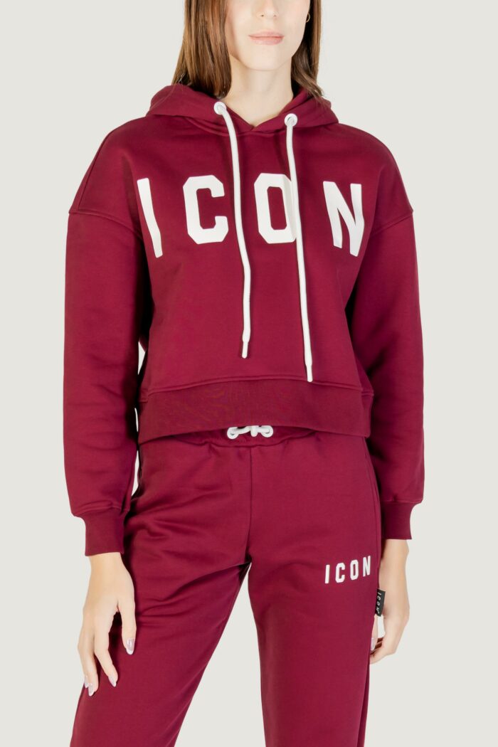 Felpa con cappuccio Icon  Bordeaux