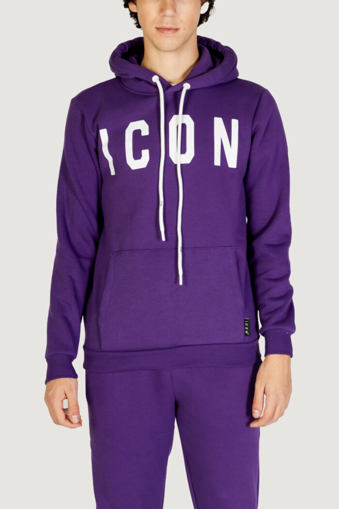 Felpa con cappuccio Icon Viola