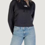 Felpa con cappuccio THE NORTH FACE w essential crop hoodie Nero - Foto 1