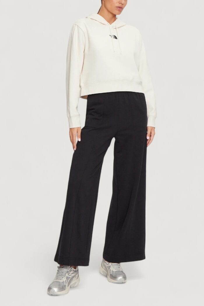 Felpa con cappuccio THE NORTH FACE w essential crop hoodie Panna