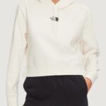 Felpa con cappuccio THE NORTH FACE w essential crop hoodie Panna - Foto 1