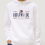 Felpa con cappuccio Tommy Hilfiger icon hilfiger hoodie Bianco - Foto 1